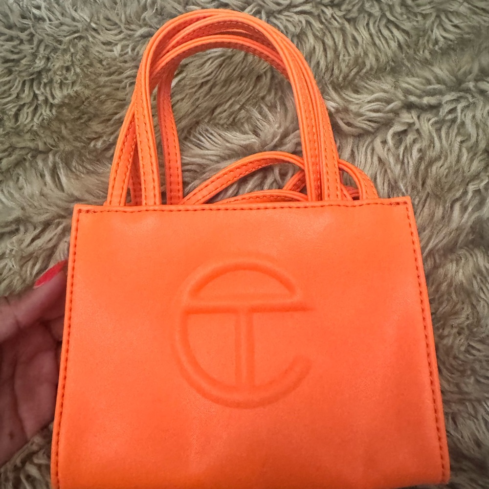 Telfar Vibrant Orange Mini Bag